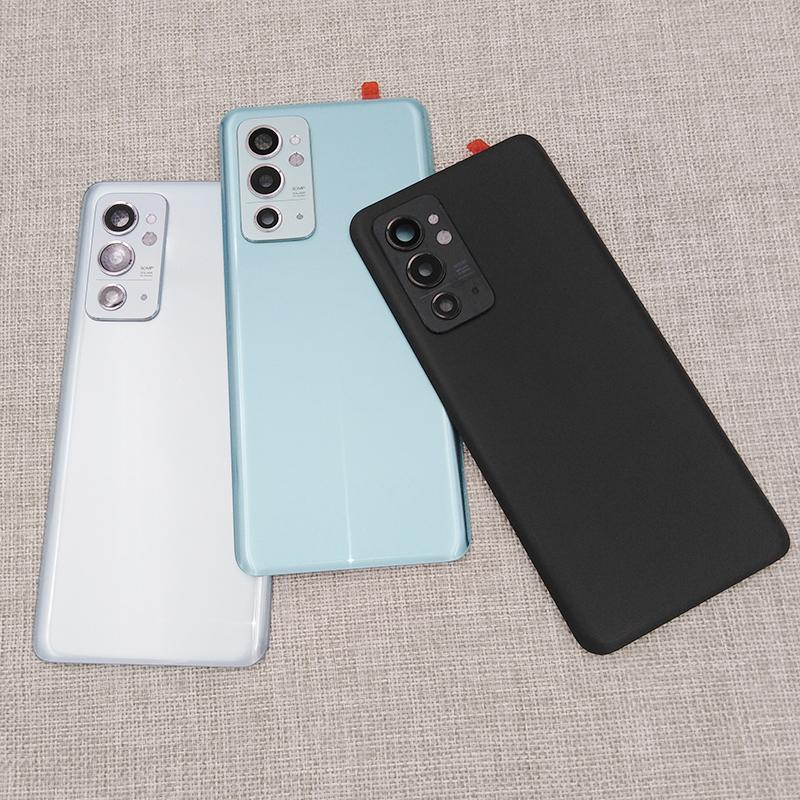 Glas-Rückseite Deckel Abdeckung Für Oneplus 9RT Akkuabdeckung Gehäuse Rückseite Ersatzteile Für One Plus 1+ 9RT Mit Kameralinse