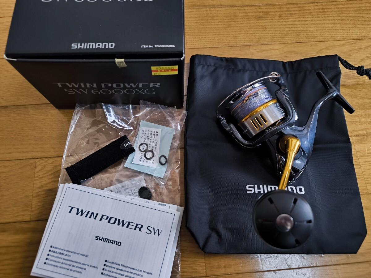 [USED]SHIMANO 16 Twin Power SW 6000XG Spinning Reel Excellent Condition Saltwater