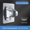 Black Universal Five-Speed Air-Boost Shower Head For Bathroom