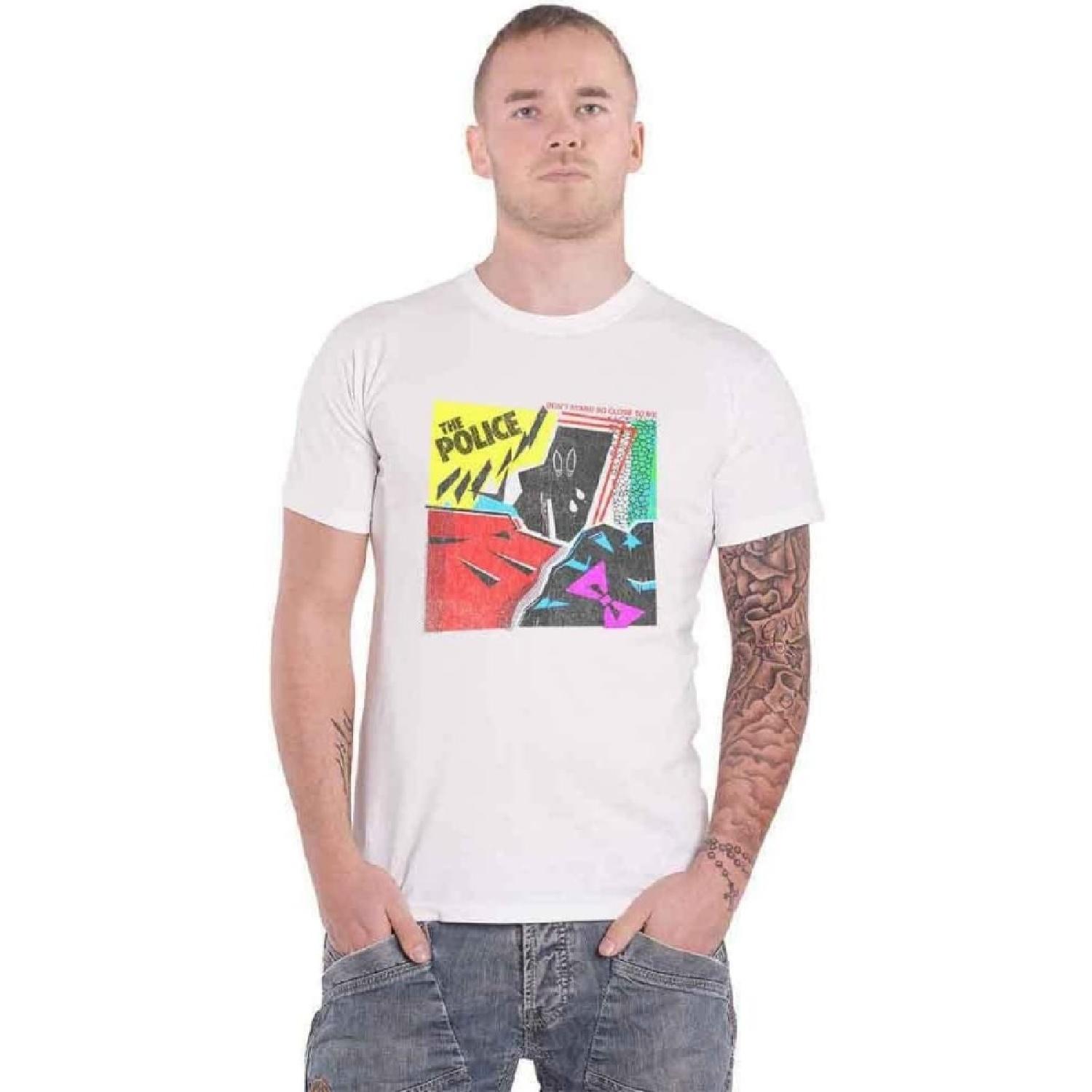 The Police Unisex Tee_ Don t Stand - XX-Large - White XXXXXL белый