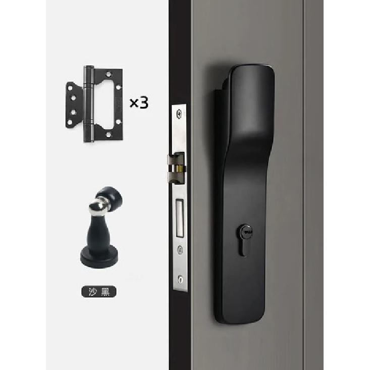 2023New Invisible DoorLocks Silent Bedroom Solid Wood Door Locks Minimalist Household Universal Children's Pet Safety Door Locks