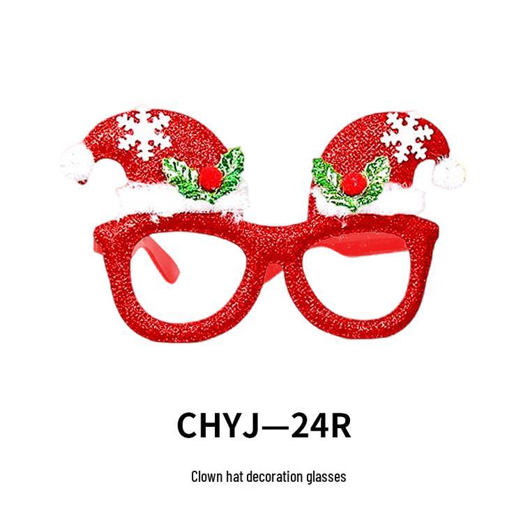 Festive Christmas Eyeglass Frames for Adults & Kids - Creative Holiday Party Accessories & Gifts