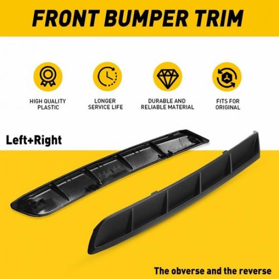2Pcs FOR 2018 -  TOYOTA CAMRY REAR SIDE BUMPER EXTENSION TRIM MOLDING LH &RH