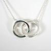 [Pre-owned] TIFFANY 925 1837 Interlocking Circle Necklace/j37-9