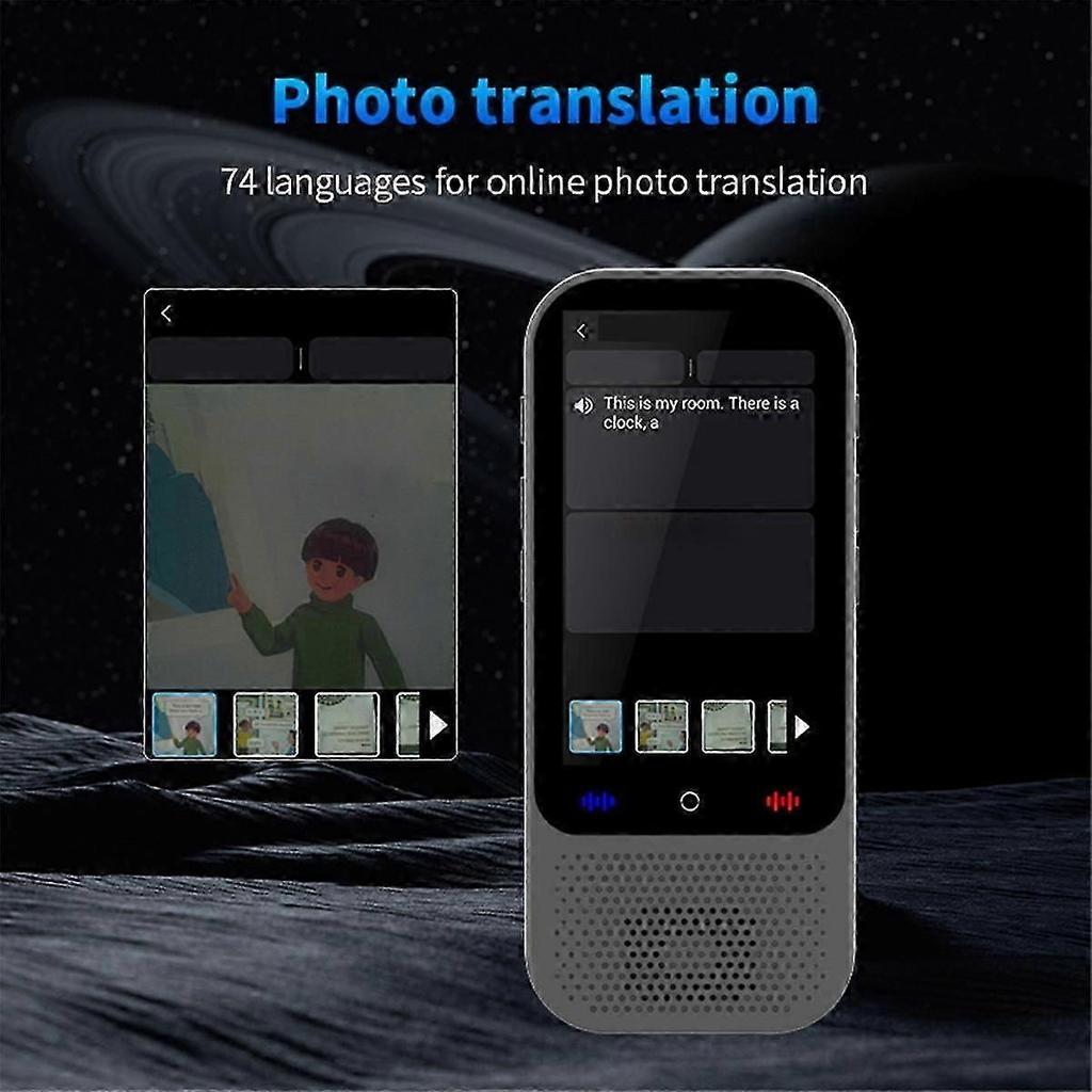 S80 Pro AI Translator - 138 Languages Real-time Photo & Voice Translation with Offline Mode