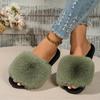 Women's Slippers Winter Home Warm Slippers Non-Slip Soft Comfort Home Couple Slippers