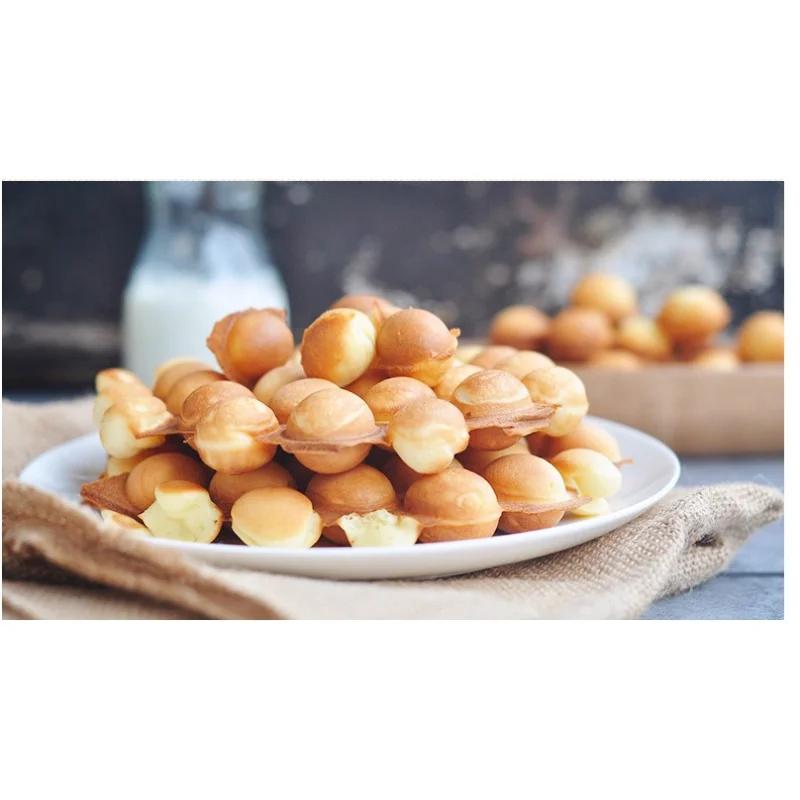 Moule à gâteau aux bulles d'œufs QQ, moule à gaufres de Hong Kong en fer et aluminium, revêtement antiadhésif, plaque à muffins DIY