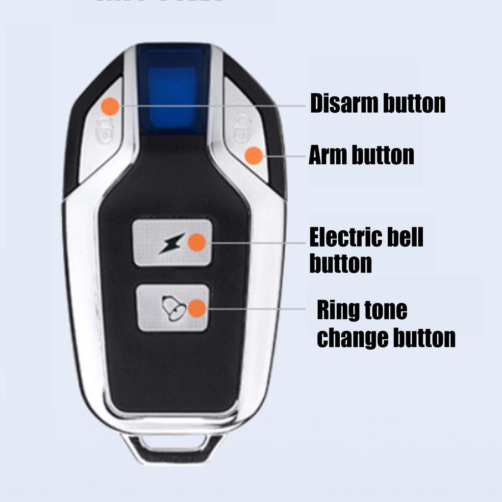Car Alarm 110dB Loud Car Security With Wireless Remote Adjustable Volume Waterproof Anti Theft Device Motorcycle Anti Theft