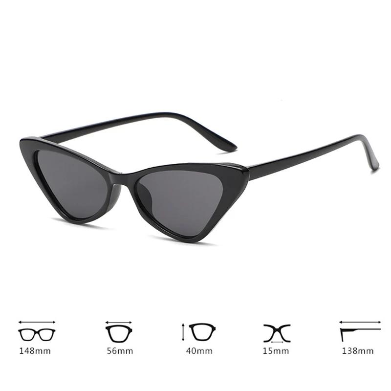 Trendy Cat Eye Women's Sunglasses Hip Hop Retro UV400 Sun Glasses Eyewear Men Women Fashion Travel Sunproof Goggle Shades