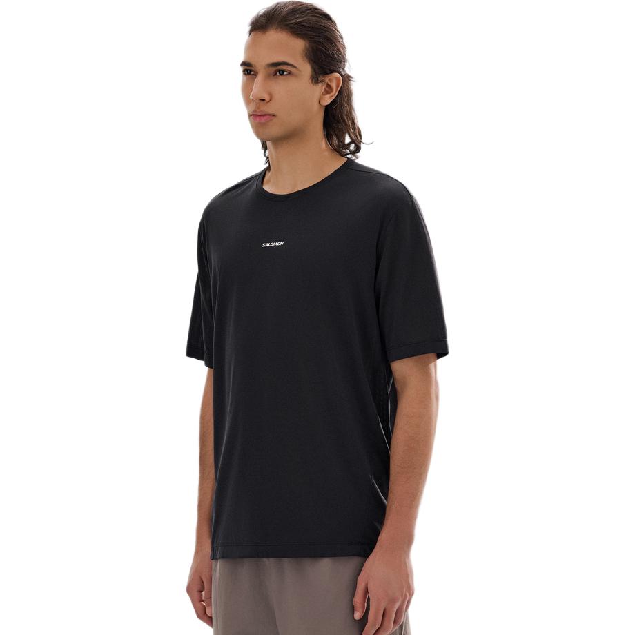 Salomon Breathable Training Short Sleeve Round Neck T-Shirt Men Tops C13462