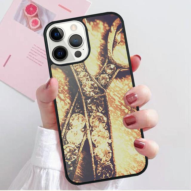 Hair Stylist Scissors Phone Case Back Cover For iPhone 17 Air 16 15 14 Plus 11 Pro Max 13 Pro Max 12 Max Coque