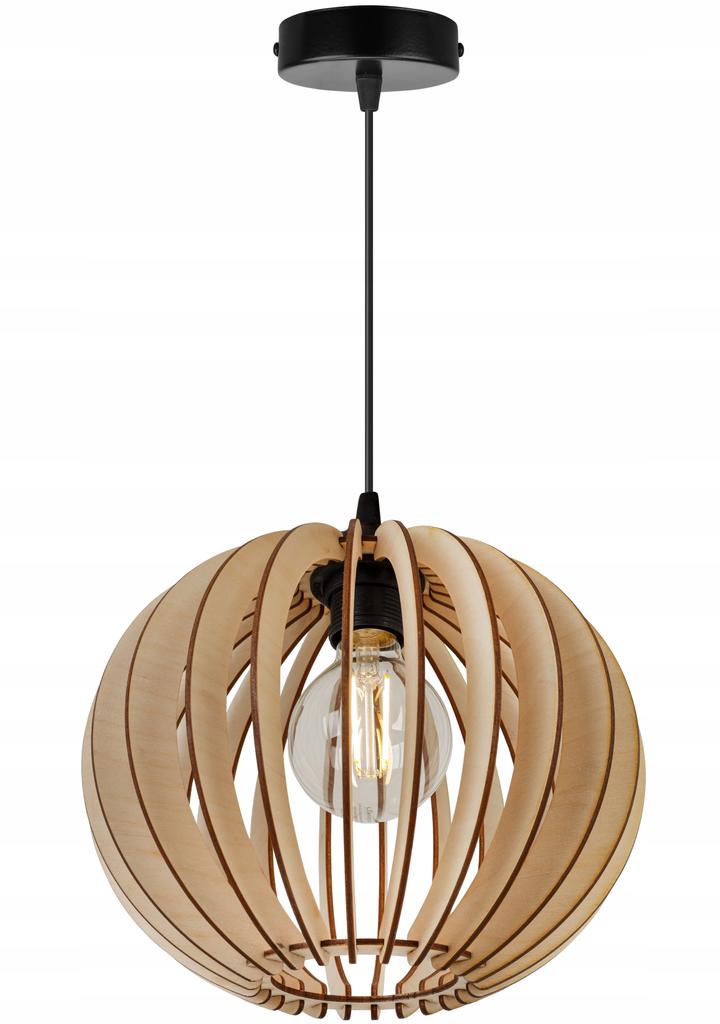 MODERN WOODEN LED CEILING HANGING LAMP