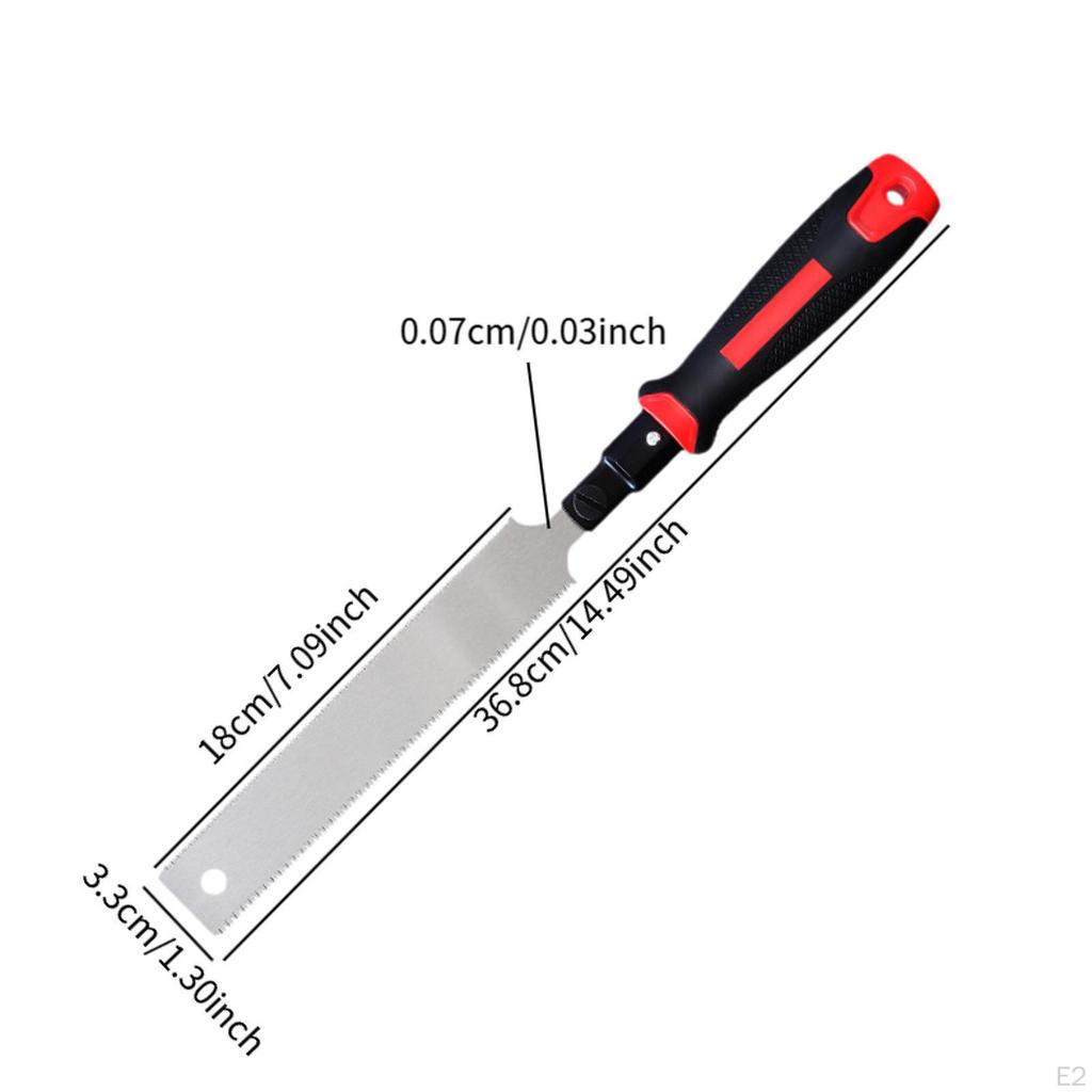 Double Sided Handsaw Garden Saw Quick Cutting Versatile Household Sturdy DIY Manual Tool Camping