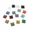 Crystal Healing Chakra Pyramid Stone Set Featuring Unique Natural Quartz Crystals For Spiritual Growth