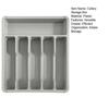 Drawer Organizer Tray for Kitchen Drawer Expandable Cutlery Flatware Holder Adjustable Plastic Utensil Divider Spatula Tools And Gadgets Storage