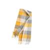 Hengyuanxiang 100% Cashmere Plaid Scarf