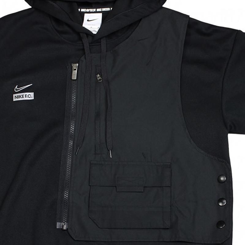 Nike Sweatshirts Men's Black Hooded Moderate Regular DJ0750-010