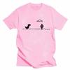 Men's Summer 100% Cotton Fashionable Casual Loose Coconut Tree Pattern Printed Sports Round Neck Short Sleeved T-shirt Top