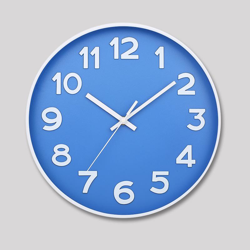

Бесшумные настенные часы 30 см (12 дюймов), креативные и модные, трехмерные цифровые минималистичные часы для дома, гостиной