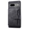 For Google Pixel 6a Leather Coated TPU Phone Case RFID Blocking Wallet Phone Kickstand Cover