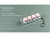 Multi-Color Macaron Keychain: Four-Button Decompression Toy & One-Time Switch Tester