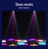 Vajra Laser Beam Light: HD Lens Colorful Six-Armed Light Bar for KTV Atmosphere