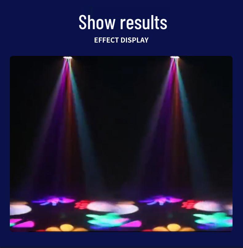 Vajra Laser Beam Light: HD Lens Colorful Six-Armed Light Bar for KTV Atmosphere