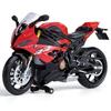 1/12 skala S1000RR Diecast motorsykkelmodell leketøy for barn Småbarn Gutter Jenter Gavesamling