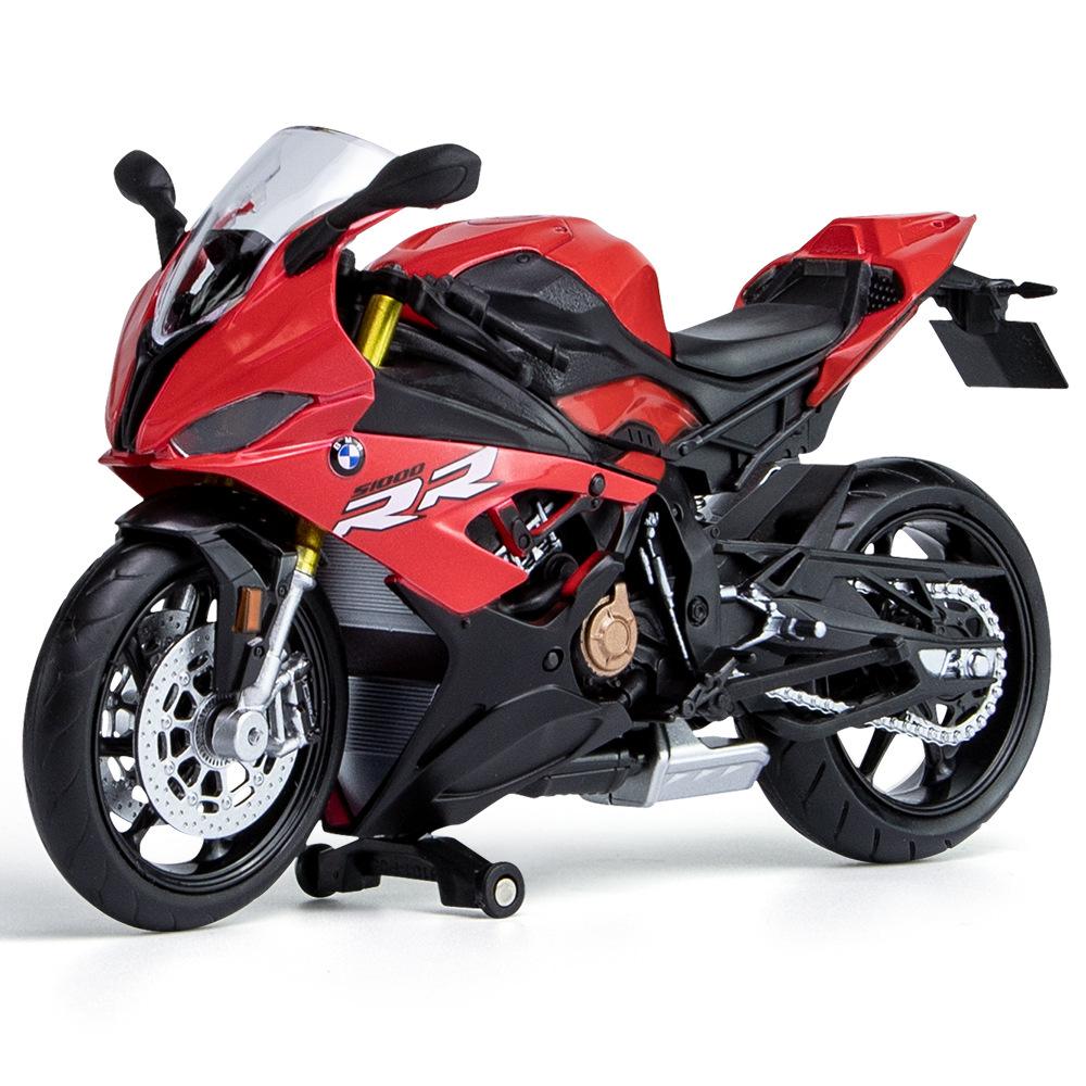 1/12 Scale S1000RR Diecast მოტოციკლეტის მოდელის სათამაშო ბავშვებისთვის Toddler Boys Girls Gift Collection