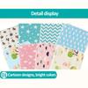 50*70cm Baby Diaper Changing Mat Portable Foldable Washable Waterproof Mattress Travel Pad Floor Mats Cushion Reusable Pad Cover