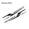 2PCS Long Stripes Car Decals Left and Right Side Vinyl Decals Personalized Waterproof Auto Body Decoration Stickers Accessories