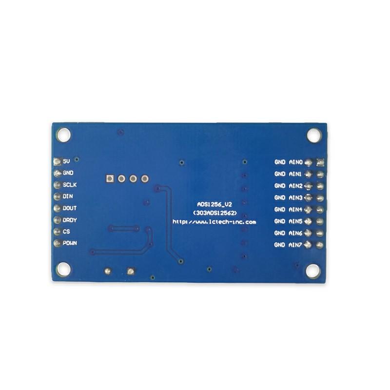 New ADS1256 24-Bit 8-Channel ADC Module High-Precision ADC Data Acquisition Card