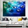 Christmas Balls And Snow Wall Hanging Tapestry Christmas Wall Hanging Tree Wall Hanging Gorgeous Christmas Tree Fireplace Gifts
