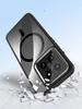 Luxury HD Transparent Shockproof Bumper Case For Xiaomi Mi 15 14 Pro Ultra For Magsafe Magnetic Wireless Charge Back Cover Shell