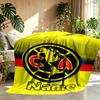 Custom Name Personalized Club America Print Blanket, Home Decor, Bedroom, Sofa, Camping, Couch, Gifts for Birthday Christmas