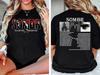 Camiseta Sombr You Are The Reason Tour, Merchandise de Concerto Dupla Face, Presente para Fã de Música Indie, Camiseta de Banda Inspirada em Fãs, Top com Estampa Gráfica para Amante de Música