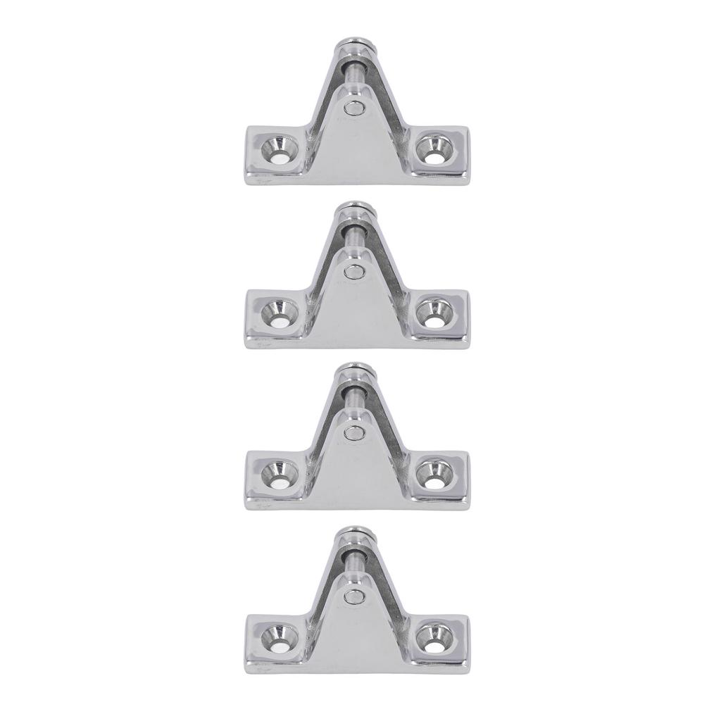 4Pcs Deck Hinge for Boat 316 Stainless Steel Top Mounting Hardware Awning Fixed Accessories