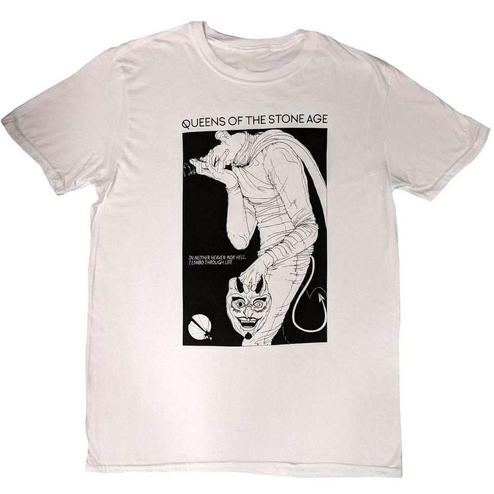 VTG 2017 Villains Tour Queens of the Stone Age Shirt White Unisex S-5XL E1333 XL