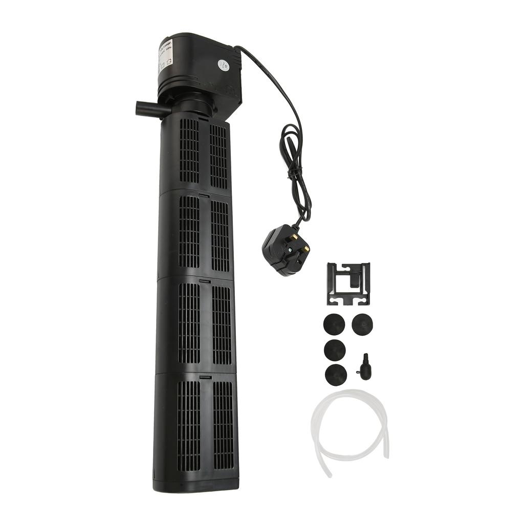 Aquarium Filter 3 in 1 Filtration Circulation Oxygenation Internal Fish Filter Pump 220 V
