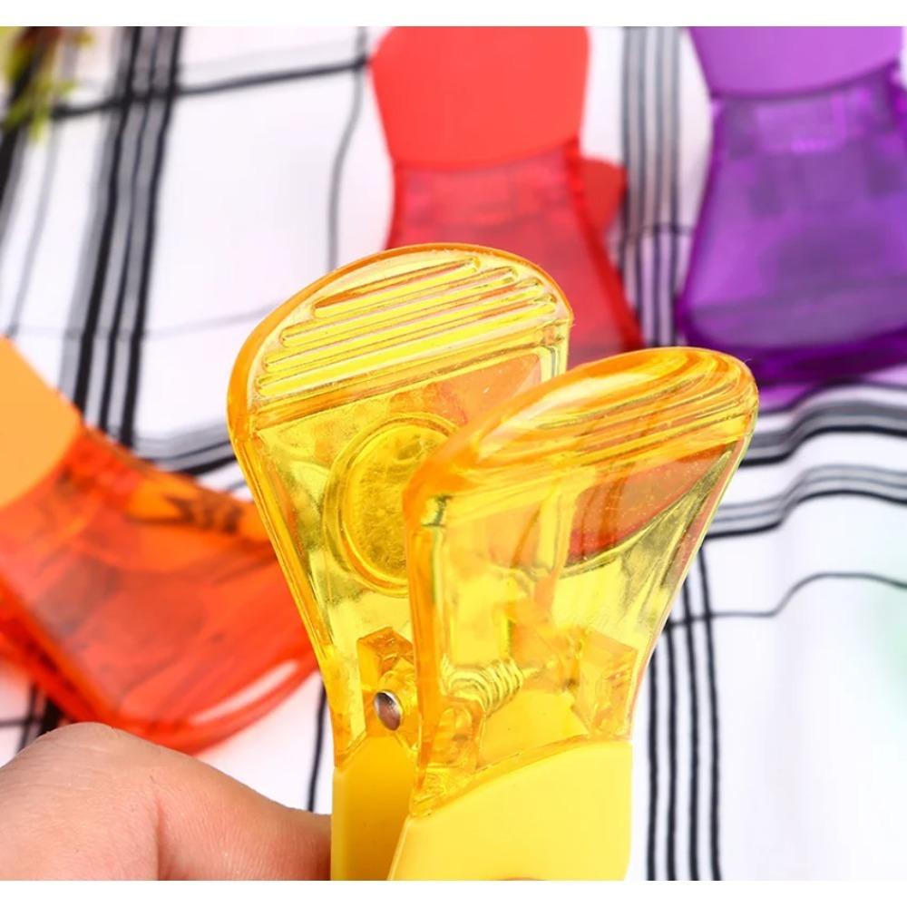 1PC Random Color Magnetic Kitchen Bag Clips, Refrigerator Sealing Clip for Notes Photos, Home Food Sealing Organizer Accessories