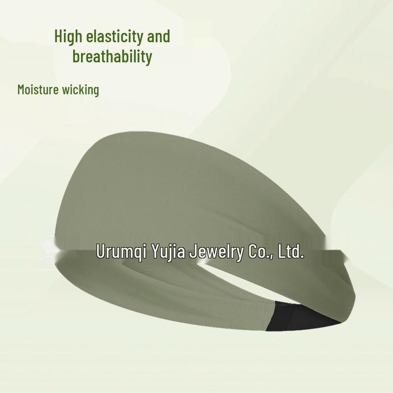 Women's Sweat-Wicking Elastic Headband for Sports, Running, Fitness, and Yoga - Wide Edge Hairband