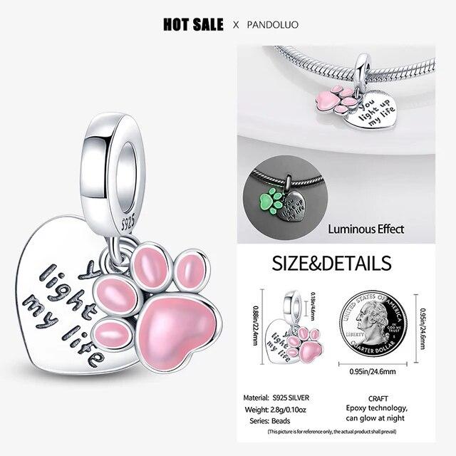 Charms 925 Original FitNew 925 Original Charm Bracelet Women 925 Silver Pendant Beads DIY Jewelry Gift