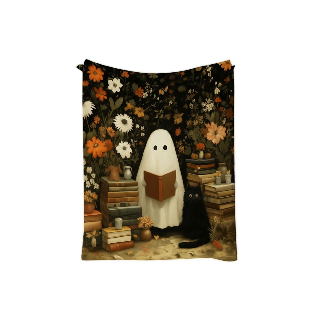 Flannel Halloween Print Throw Blanket 130 Cm, Creative Cozy Soft Decorative Blanket for Couch Bed Sofa