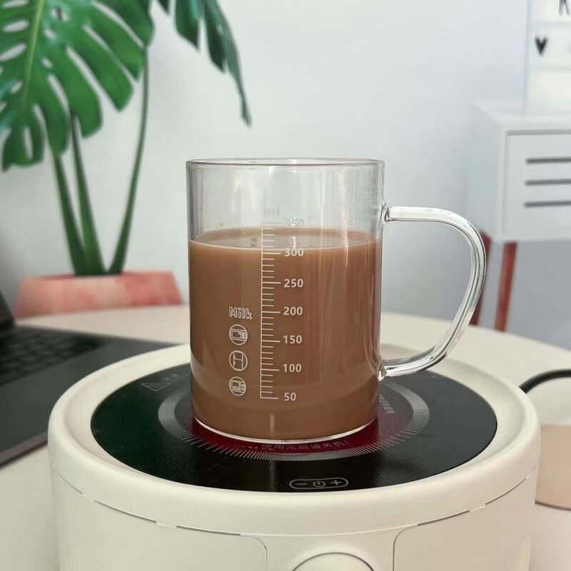 ZISIZ Large Capacity Glass Tea Cup