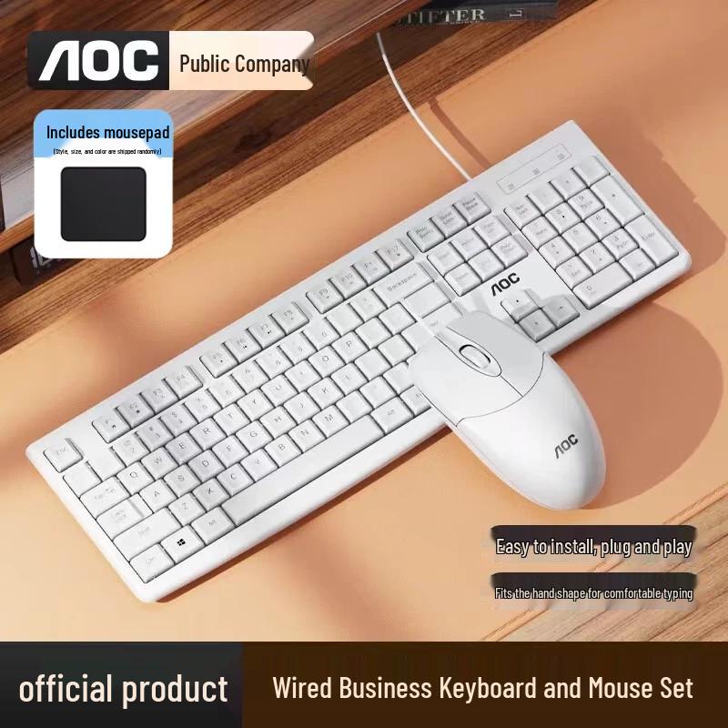 

AOC KM151 Wired Keyboard and Mouse Combo
