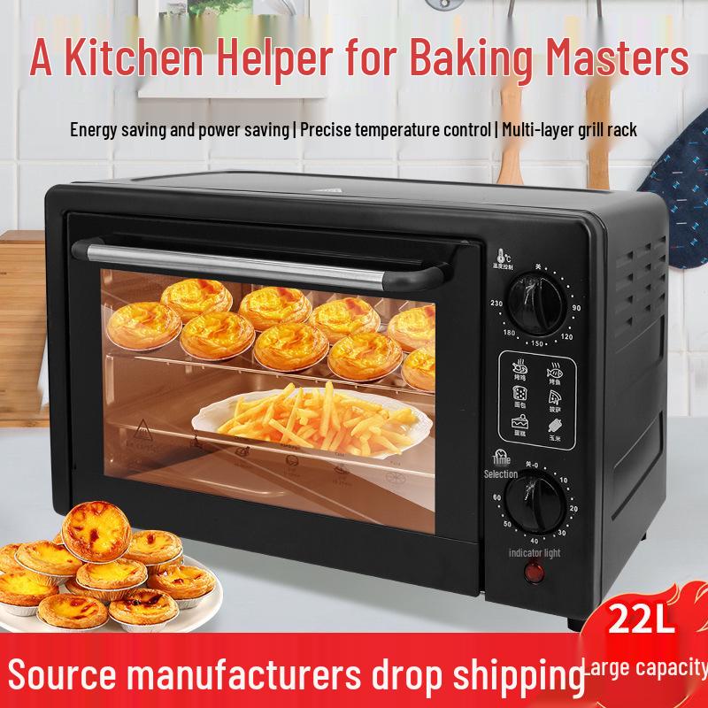 Large Capacity Multifunctional Electric Oven for Baking, Grilling, and Roasting