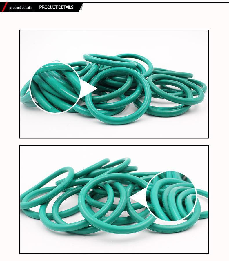 Green Fluororubber O-ring Seal, Inner Diameter 43.7-50mm, Corrosion Resistant