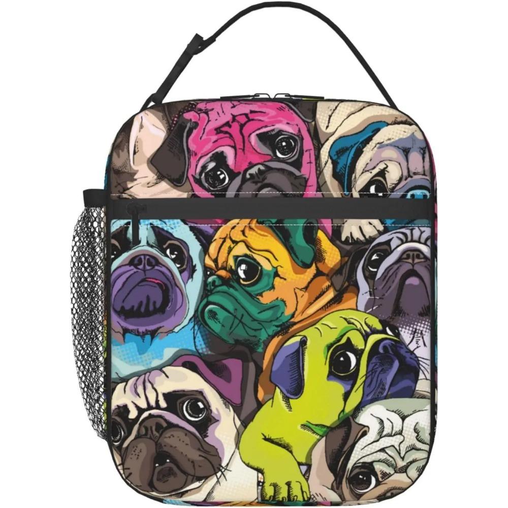 

Сумка для ланча с животными, Изолированная, Многоразовая, Сумка-тоут для ланча, Ланчбокс, Портативные сумки для бенто для мужчин, женщин, для офиса, работы, путешествий, пикника