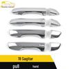 Sagitar Car Door Handle Trim Kit: Bright Strip & Decorative Sticker Accessories for 19 Models