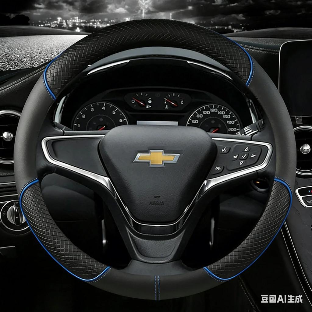Bzlk8 Car Steering-wheels Cover 37 38cm 15" for For Holden Chevrolet Cruze Malibu Sail Spark Captiva Equinox Trax/Tracker AVEO Lova RV